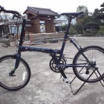 折りたたみ自転車のシートポストを交換した