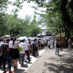 靖国神社で昇殿参拝