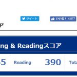 ９月に受けた213回 TOEICの結果がわかった　その１